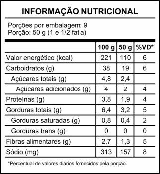 Combo c/ 3 Pão de Forma Vegano -  Integral - Inhame 450g | SAMMA FUNCIONAL	