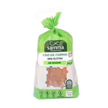 Combo c/ 3 Pão de Forma Vegano -  Integral - Inhame 450g | SAMMA FUNCIONAL	